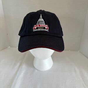USGA 2011 U.S. Open Congressional Navy Blue Adjustable Golf Baseball Cap Hat